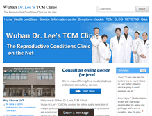 Tablet Screenshot of drleetcmclinic.com